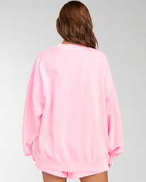 3 Ride In - Sweatshirt para Mulher Pink EBJFT00108 Billabong