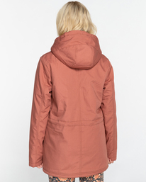 2 Simply The Best - Met Sherpa Gevoerde Parka voor Dames Pink EBJJK00132 Billabong