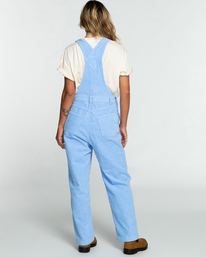 1 Looking For You - Wide Leg Dungarees for Women Purple EBJNP00111 Billabong