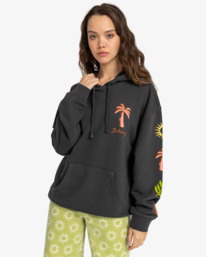 0 Best Coast - Sweatshirt com capuz para Mulher Preto EBJSF00145 Billabong