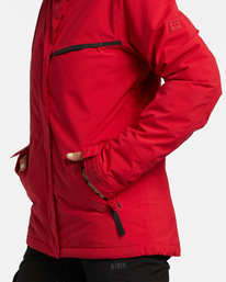 5 A/Div Eclipse 15K Insulated Snow Jacket Red EBJTJ00116 Billabong