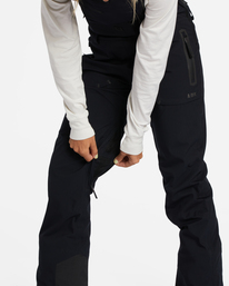 6 A/Div Drifter STX 45K Shell Bib Snow Pants Black EBJTP00109 Billabong