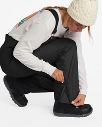 4 A/Div Riva 10K Insulated Bib Snow Pants Black EBJTP00111 Billabong