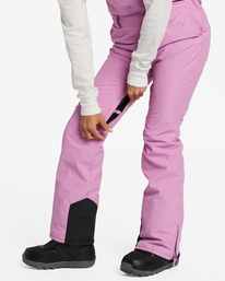 7 A/Div Riva 10K Insulated Bib Snow Pants Purple EBJTP00111 Billabong