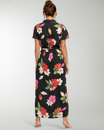 billabong, Sweet Day - Robe chemise longue pour Femme, OFF BLACK (ofb) Sweet Day - Maxi Shirt Dress for Women EBJWD00109
