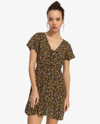 0 Day Trippin - Vestido Mini para Mujer Negro EBJWD00137 Billabong