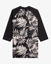 billabong, In Paradise - Short Sleeve Rash Vest for Women, BLACK MULTI (bml) In Paradise - Short Sleeve Rash Vest for Women EBJWR00104