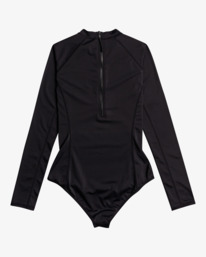 7 Tropic Bodysuit 2022 - Long Sleeve One-Piece Swimsuit for Women Black EBJX100102 Billabong