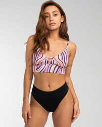 billabong, Sol Searcher Maui Rider - Bikiniunterteil für Frauen, BLACK PEBBLE (bpb) Sol Searcher Maui Rider - Bikini Bottoms for Women EBJX400107