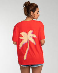 3 La Playa - T-Shirt voor Dames Red EBJZT00117 Billabong