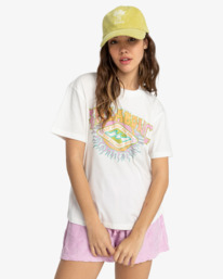 0 Around The Sun - T-shirt para Mulher Branco EBJZT00248 Billabong