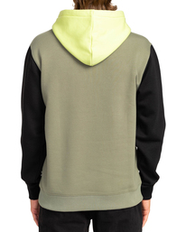 1 Arch Block - Felpa con cappuccio da Uomo Green EBYFT00107 Billabong