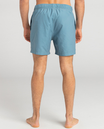 3 All Day Layback - Calções de banho pelo joelho para Homem Azul EBYJV00104 Billabong