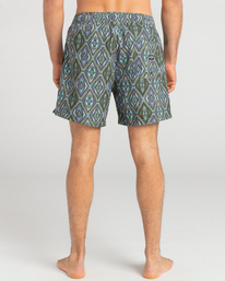 3 Good Times Layback - Boardshort pour Homme Vert EBYJV00107 Billabong