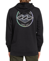 1 Rotor Diamond - Sweatshirt com capuz para Homem Preto EBYSF00100 Billabong