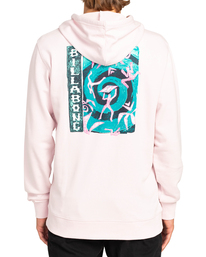 1 Spiral - Hoodie voor Heren Pink EBYSF00102 Billabong