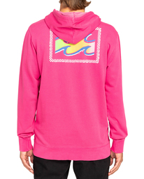 1 Connection - Sudadera con Capucha para Hombre Rosa EBYSF00108 Billabong