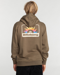 2 Walled - Hoodie for Men Brown EBYSF00127 Billabong