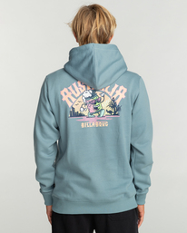 billabong, Arch Dreamy Place - Sweat à capuche pour Homme, WASHED BLUE (wbl) ARCH DREAMY PLACE PO EBYSF00128