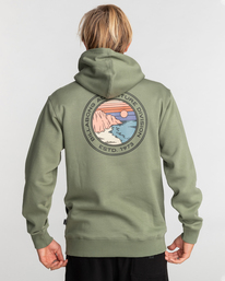 2 Rockies - Hoodie for Men Green EBYSF00137 Billabong