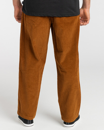 billabong, Bad Dog 2022 - Pantalon en velours côtelé pour Homme, MONKS ROBE (5091) Bad Dog 2022 - Elasticated Corduroy Trousers for Men F1PT05BIF2