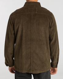 billabong, Bad Dog 2022 - Chemise en velours côtelé pour Homme, DARK BROWN (0198) Bad Dog 2022 - Corduroy Shirt for Men F1SH21BIF2
