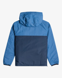 1 Bus Stop - Technical Parka Jacket for Boys 8 - 14 Blue F2JK23BIF2 Billabong