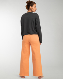 2 Free Fall - Wide Leg Trousers for Women Multicolor F3PT03BIF2 Billabong