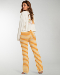 3 Free Time - Gebreide Broek voor Dames Yellow F3PV02BIF2 Billabong