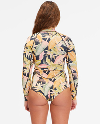 billabong, 2mm Salty Dayz - Springsuit manches longues pour Femme, JUNGLE NIGHT (5155) 2mm Salty Dayz - Long Sleeve Springsuit for Women F42F12BIF2