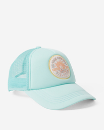 3 Girls' Ohana Trucker Hat Blue GAHWQBOH Billabong
