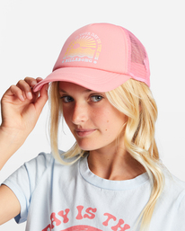 1 Girls' Ohana Trucker Hat Pink GAHWQBOH Billabong