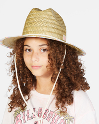 0 Girls' Beach Dayz Lifeguard Hat White GAHWTBBE Billabong