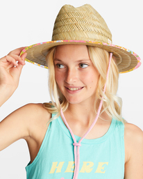 1 Girls' Beach Dayz Lifeguard Hat Pink GAHWTBBE Billabong