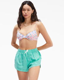 1 Road Trippin Elastic Waist Shorts Green J202EROA Billabong