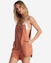 1 Wild Pursuit Romper Red J204TBWI Billabong