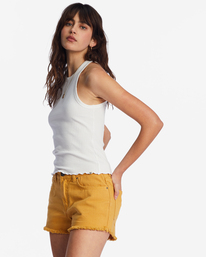 3 Drift Away - Bermuda in denim da Donna Giallo J250UBDR Billabong