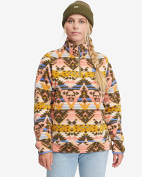 1 A/Div Boundary Mock Half-Zip Pullover  J6703BBO Billabong