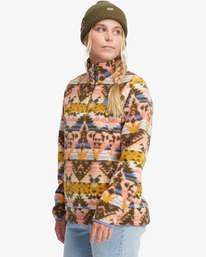 2 A/Div Boundary Mock Half-Zip Pullover  J6703BBO Billabong