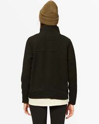 2 A/Div Boundary Mock Half-Zip Pullover Black J6703BBO Billabong