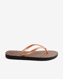 3 Dama Rubber Flip Flop Sandals Red JAFTMDAM Billabong
