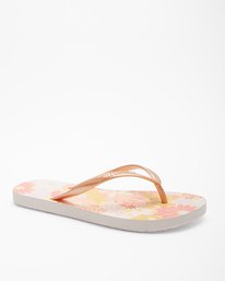 1 Dama Rubber Flip Flop Sandals Pink JAFTMDAM Billabong