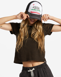 8 Pitstop - Casquette trucker pour Femme Noir JAHT7PIT Billabong