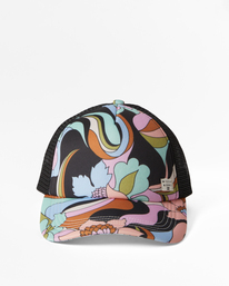 3 Heritage Mashup Trucker Hat Black JAHTBHER Billabong