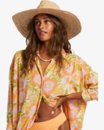 5 Sea Mist Straw Hat Beige JAHW2BSE Billabong