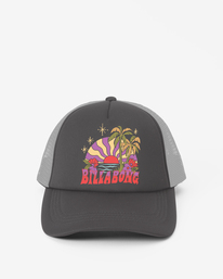 1 Across Waves - Trucker Cap for Women Black JAHWQBAC Billabong