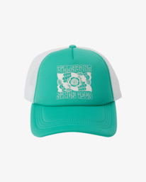 3 Across Waves Trucker Hat Green JAHWQBAC Billabong
