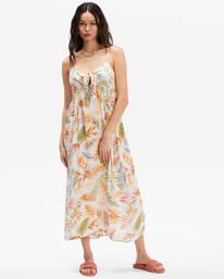 0 Twist It Dress White JD732BTW Billabong