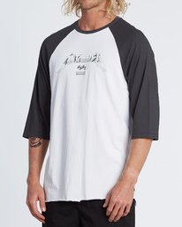 1 Master Of Puppets Baseball T-Shirt  M4031BMP Billabong