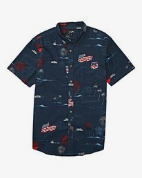 3 Sundays July Short Sleeve Shirt  M5152BSJ Billabong